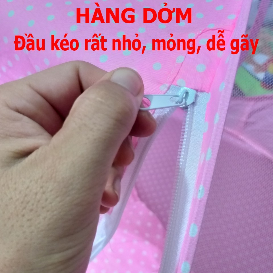 Mùng chụp tự bung loại 1- Dày dặn, chắc chắn- Hàng Việt Nam