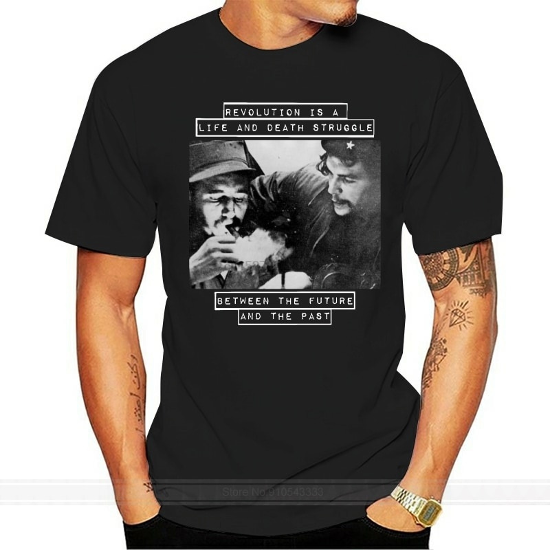 Thời Trang Nam Mùa Hè Tee Fidel Castro Che Guevara 31 Áo Thun Cộng Sản Liên Xô Blm Rời Áo