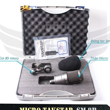 Micro thu âm livestream TAKSTAR SM8B