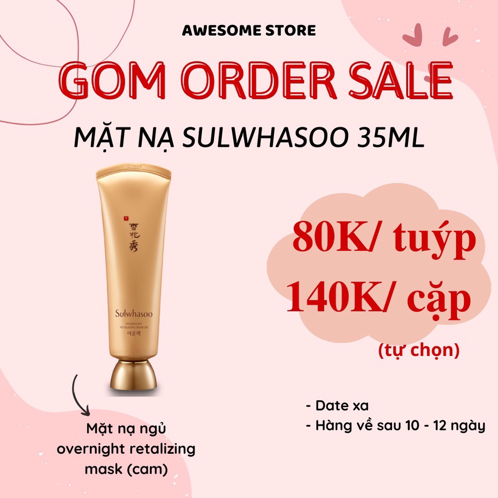 (Chính hãng) Mặt nạ Sulwhasoo Mask Ex 30ml