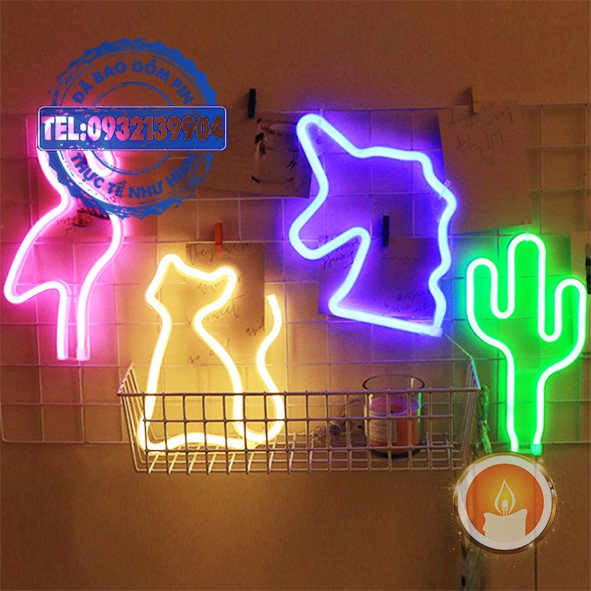 Đèn LED, đèn NEON trang trí nhiều hình