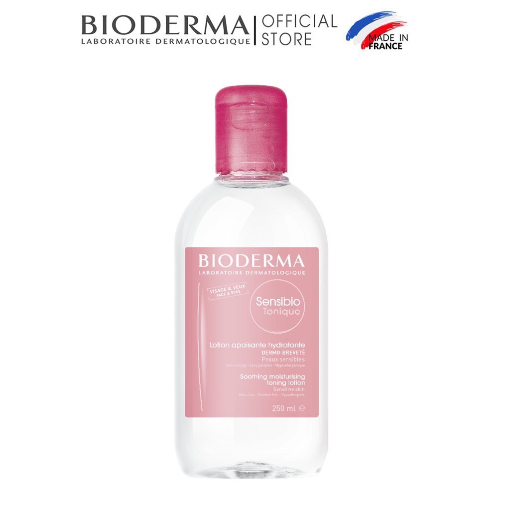 Nước Hoa Hồng Bioderma Sensibio Tonique Dành Cho Da Nhạy Cảm 100ml 250ml