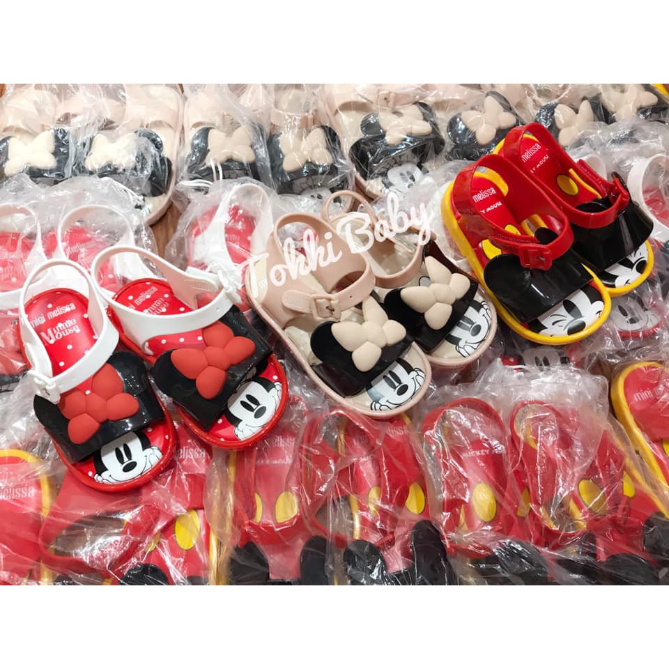 Sandal Melissa thơm hình Mickey cho bé gái (3 màu)