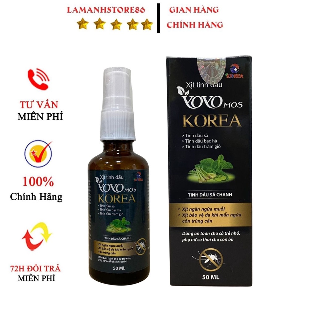 Tinh dầu đuổi muỗi, côn trùng  thơm phòng dạng chai xịt 50ml ( Sả chanh ,tràm gió, bạc hà, oải hương) hàng Việt Nam