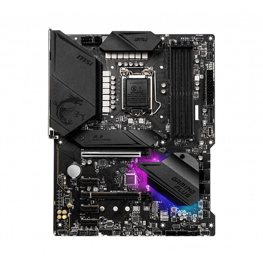 Bo mạch chủ - Mainboard MSI MPG Z490 GAMING PLUS (Intel Z490, Socket 1200, ATX, 4 khe RAM DDR4