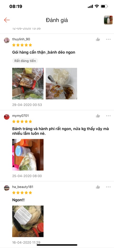 ( 3 món)0.5kg rìa phơi sương + 100gr muối nhuyễn + 100gr hành phi thơm ngon