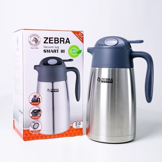 Bình giữ nhiệt zebra smart iii -112950 thiết kế thông minh. nhập khẩu thái lan, inox 304 - 3 màu