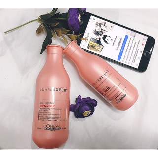 Dầu gội inforcer loreal ngăn ngừa gãy rụng