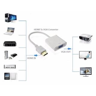 Cáp chuyển HDMI ra VGA chuyển tín hiệu hdmi sang cổng vga