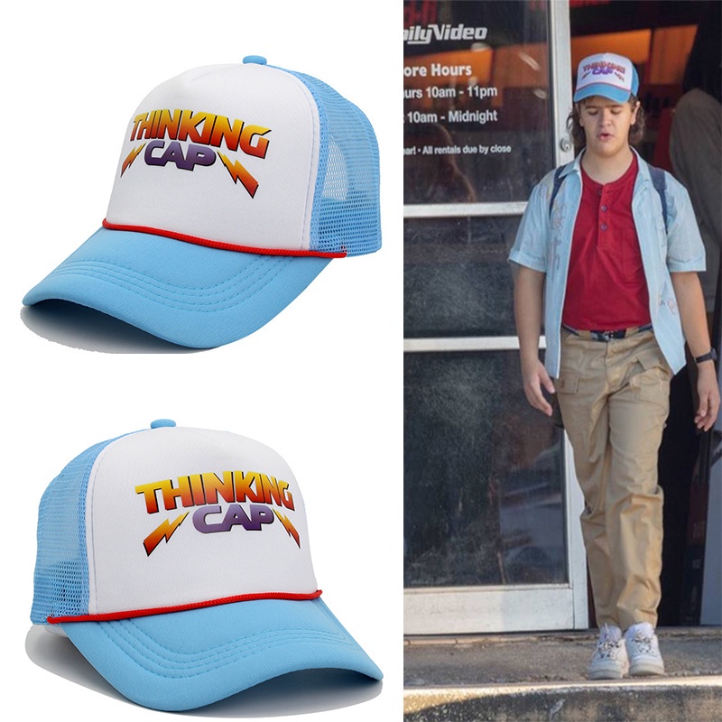 Nón Lưỡi Trai In Chữ Stranger Things Phong Cách Retro 85 Know Where Có Thể Điều Chỉnh JP5