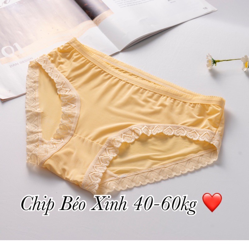 Quần Lót Ren 40-58kg Cao Cấp Kiểu Dáng Đẹp Vải thun Lạnh Mặc Cực Thích | BigBuy360 - bigbuy360.vn
