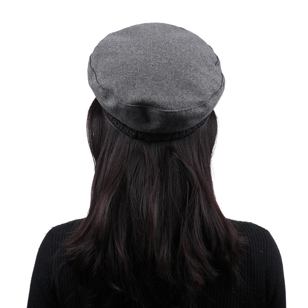Mũ Beret Vải Nỉ Phẳng Phong Cách Thời Trang Unisex