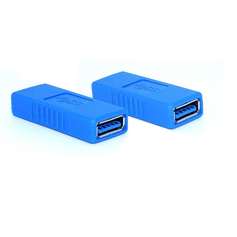 Đầu Nối Chuyển Đổi USB 3.0 F / F Tiêu Chuẩn Màu Xanh Đen