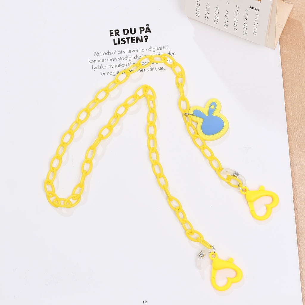 Dây Đeo Mắt Kính Mở Rộng Mặt Nạ Hình Thỏ diy Phong Cách ins Dành Cho Người Lớn Và Trẻ Em