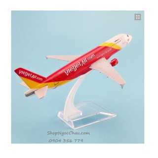 [16CM] Máy bay mô hình Vietjet Air_Airbus A320 16cm