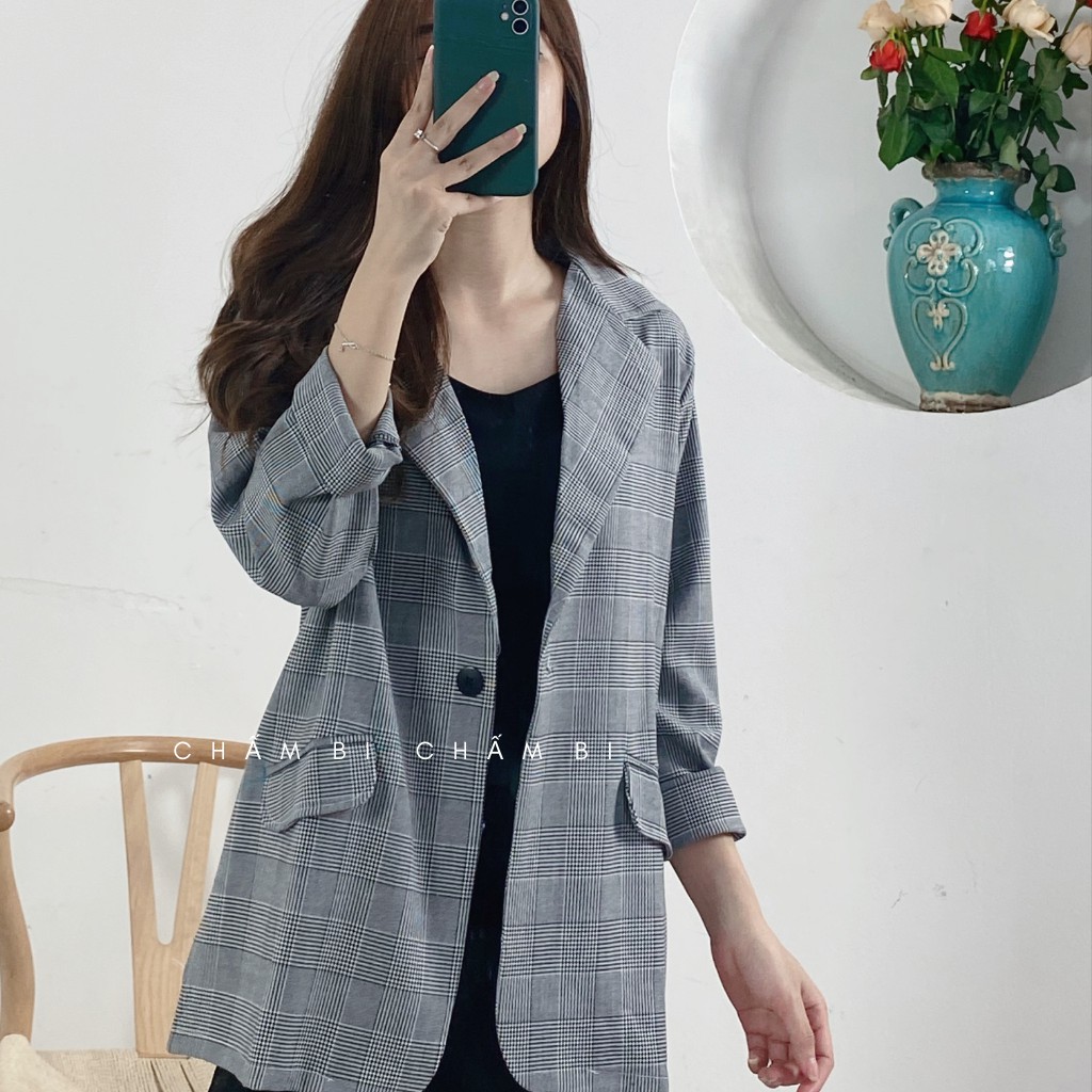Áo Blazer Vest Nữ Khoác Ngoài Dài Tay Phong Cách Hàn Quốc - A.016 | BigBuy360 - bigbuy360.vn