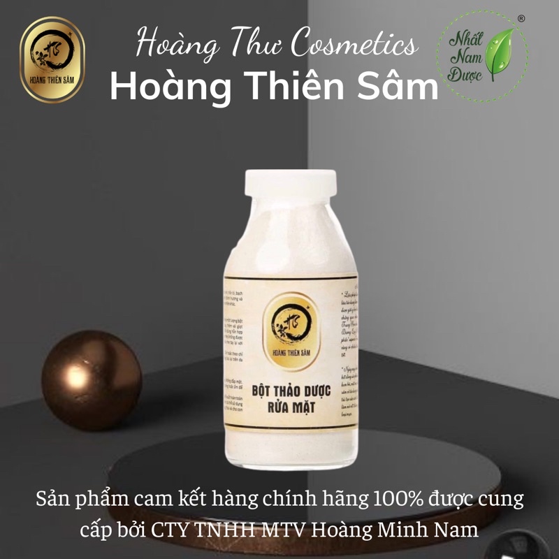 Bột Thảo Dược Rửa Mặt Đông Y Hoàng Thiên Sâm