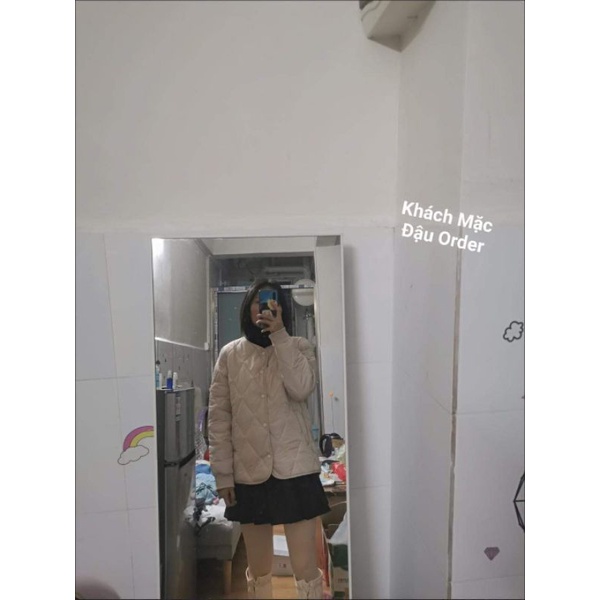 ÁO KHOÁC PHAO CHÁM NỮ THỜI TRANG