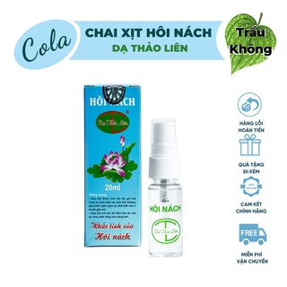 Hôi nách dạ thảo liên 🌿 𝑭𝑹𝑬𝑬𝑺𝑯𝑰𝑷 🌿 khử mùi hôi nách, giảm tiết mồ hôi nách - cola trầu không