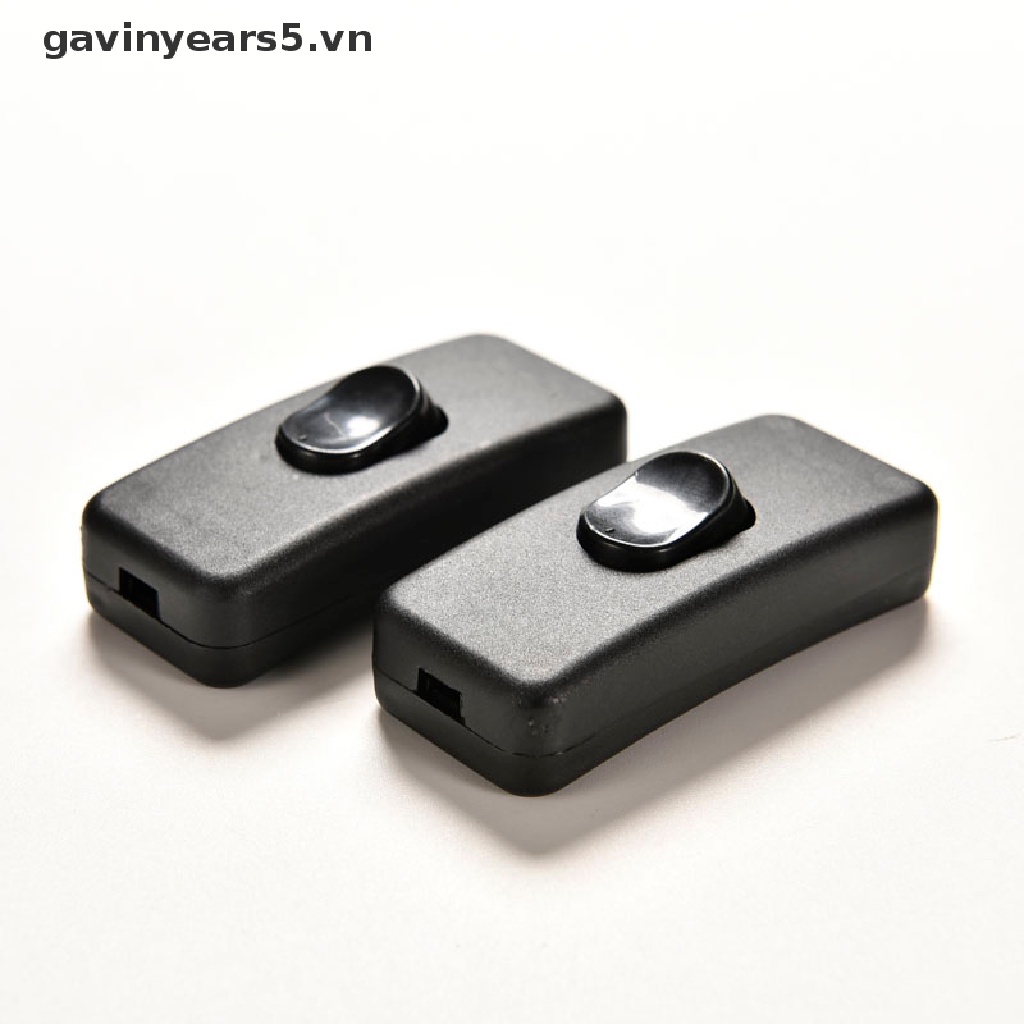Bộ 2 Công Tắc ON / OFF AC 250V / 125V 2A Bằng Nhựa Màu Đen