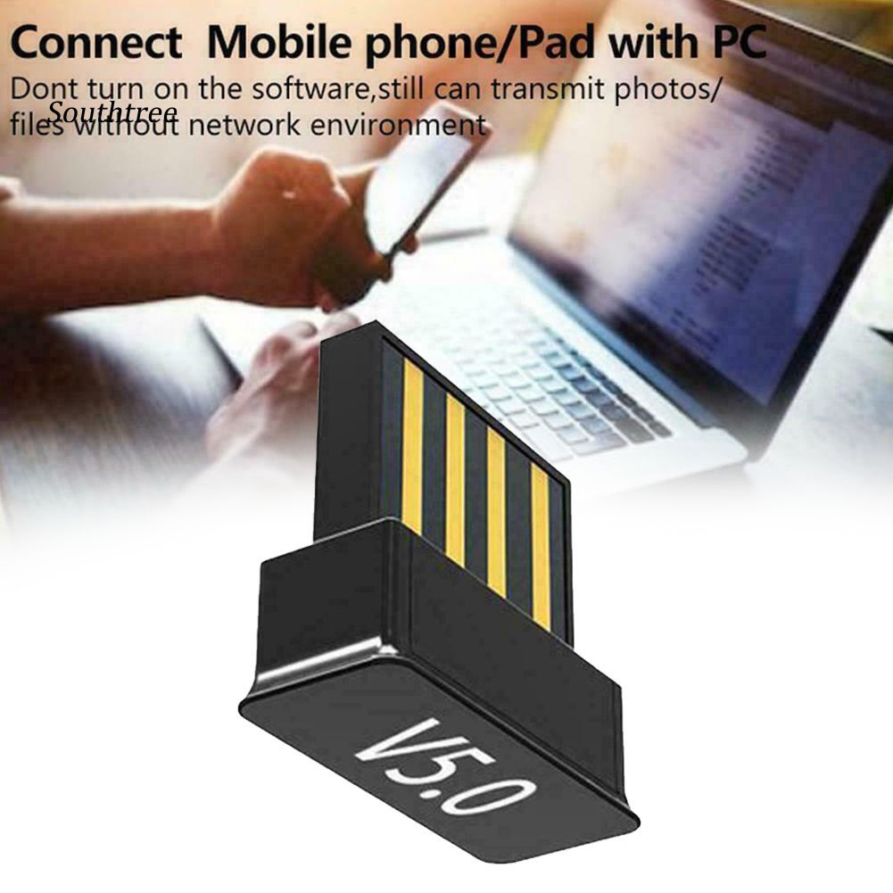 Bộ chuyển đổi bluetooth 5.0 loại nhỏ USB dành cho PC Laptop