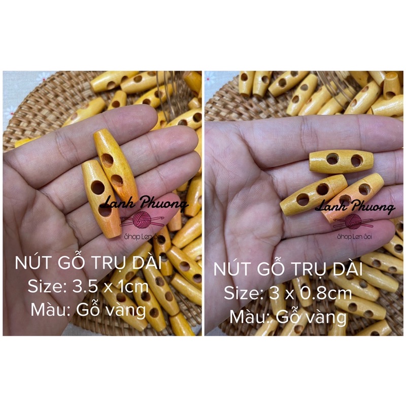 Nút Gỗ Trụ Dài