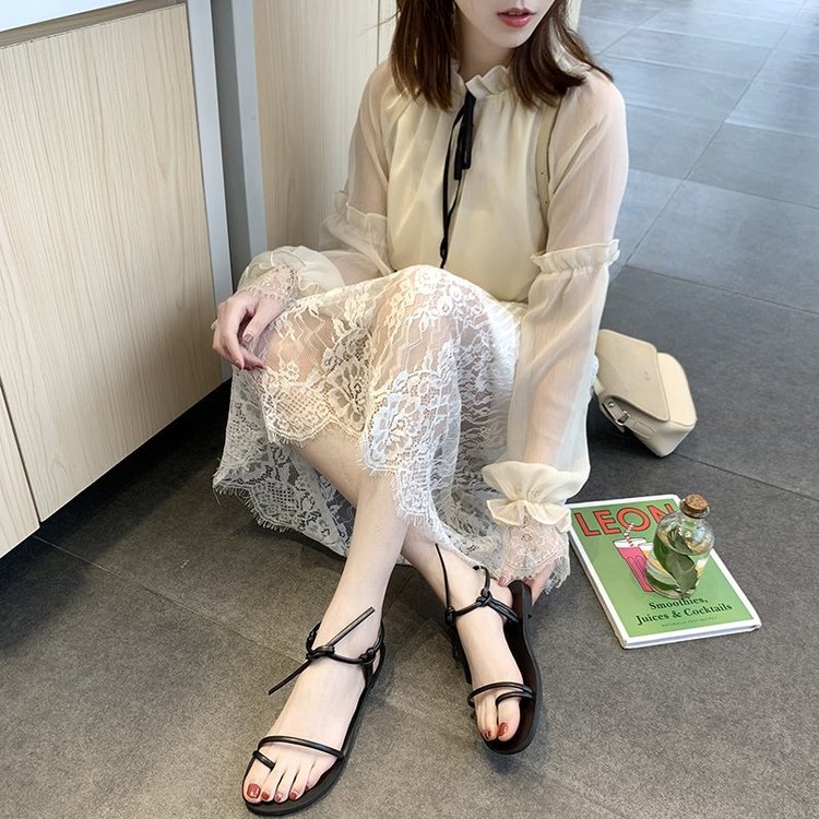 Xăng đan Đế Bằng Hở Ngón Thời Trang Cho Nữ | BigBuy360 - bigbuy360.vn