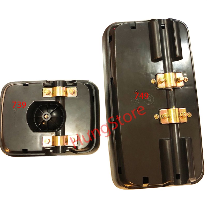 Gương chiếu hậu hộp chữ nhật xe tải,đầu kéo howo, isuzu,hino chính hãng shilidou bao bền