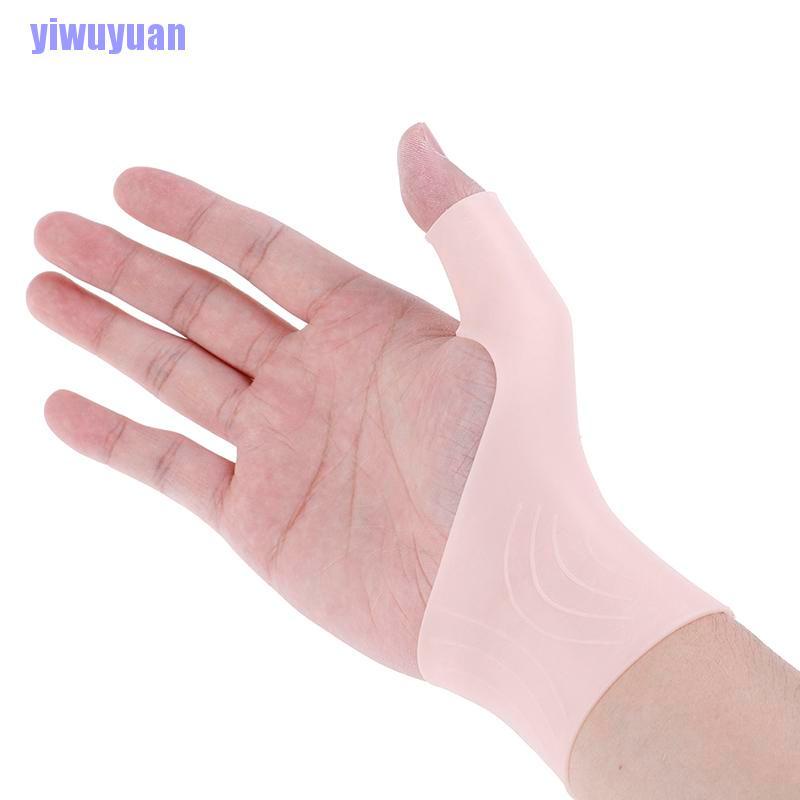 (Hàng Mới Về) Set 2 Găng Tay Silicone Hỗ Trợ Ngón Tay Cái Và Bong Gân