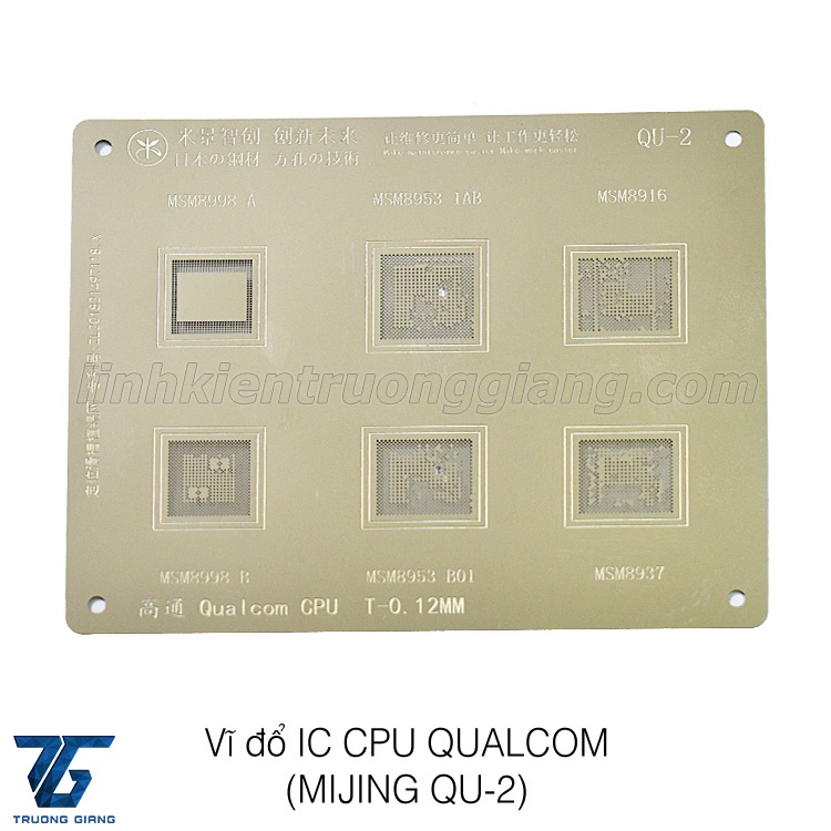 Vĩ Đỗ Ic Cpu Qualcom (Mijing Qu-2)