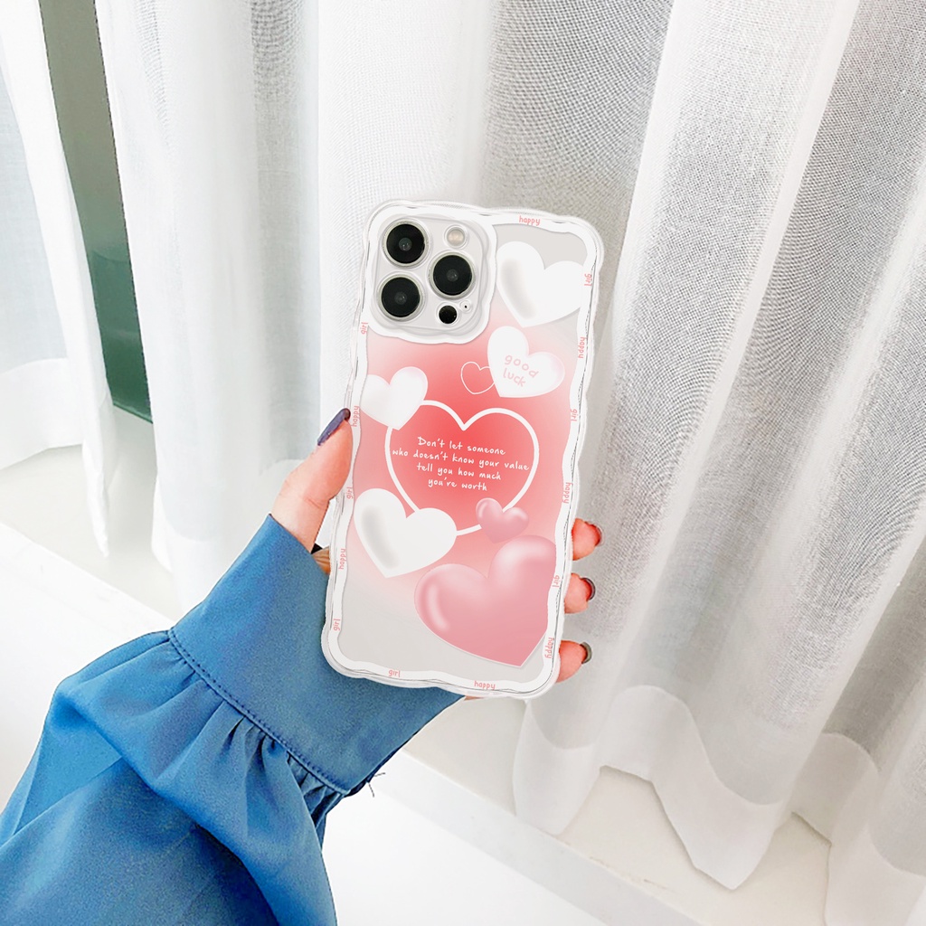 Ốp lưng iphone trong lượn sóng pink heart 6/6plus/6s/6splus/7/7plus/8/8plus/x/xs/11/12/13/14/pro/max/promax/plus