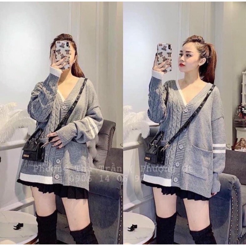 Áo khoác len cardigan THOM nữ siêu hot - hàng có sẵn