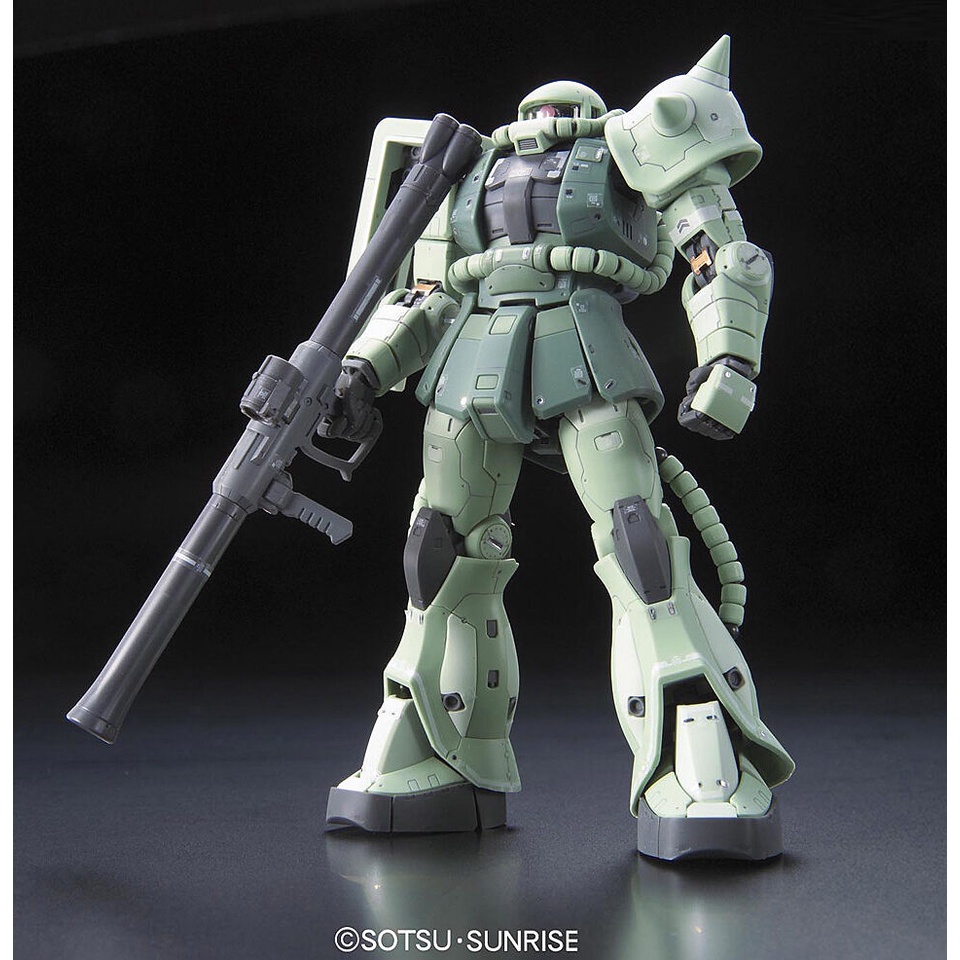 Mô hình Lắp ráp Gunpla RG 1/144 MS-06F Zaku II Gundam Bandai Japan