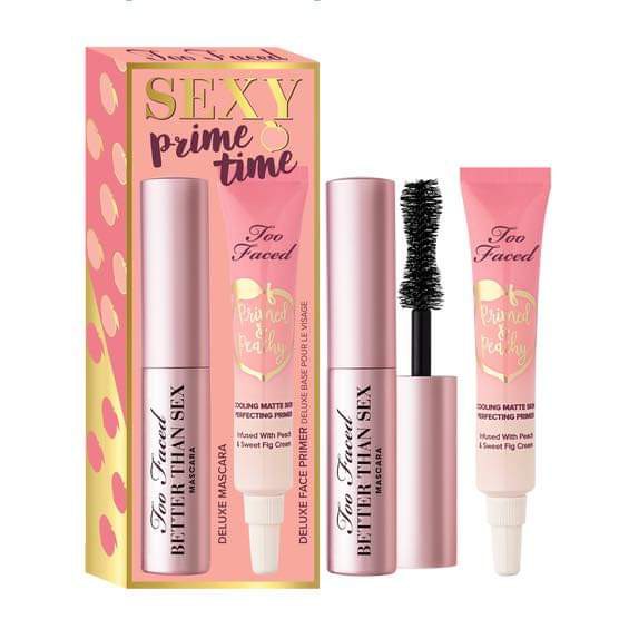 [CÓ SẴN] Set kem lót + mascara mini Too Faced Sexy Primer Time