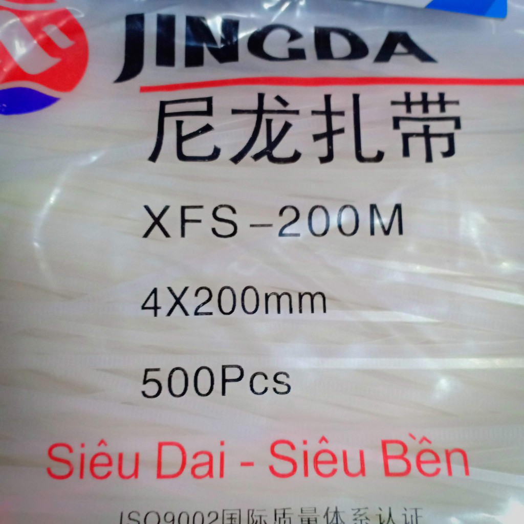 DÂY THÍT NHỰA 4X200 MM CHẤT LƯỢNG TỐT