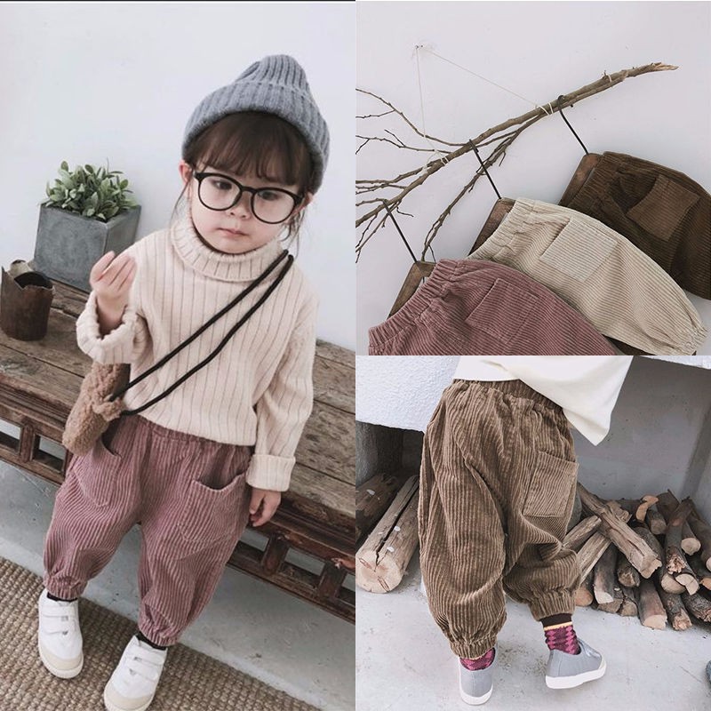 Quần Dài Cotton Thời Trang Cho Bé