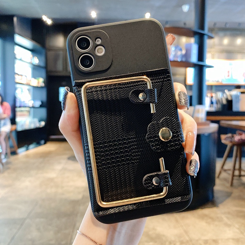 Ốp điện thoại có ngăn đựng thẻ sang trọng cho REDMI 9T 8 7 9A 9C 8A 7A 6A XIAOMI MI A1 A2 A3 9 8 LITE 9T 11 ULTRA