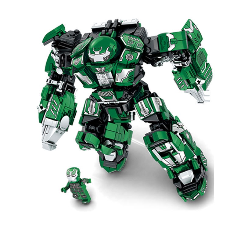 BỘ ĐỒ CHƠI XẾP HÌNH Mô Hình LEGO Người Sắt, Lắp Ráp Mô Hình Iron man, ROBOT Hulkbuster