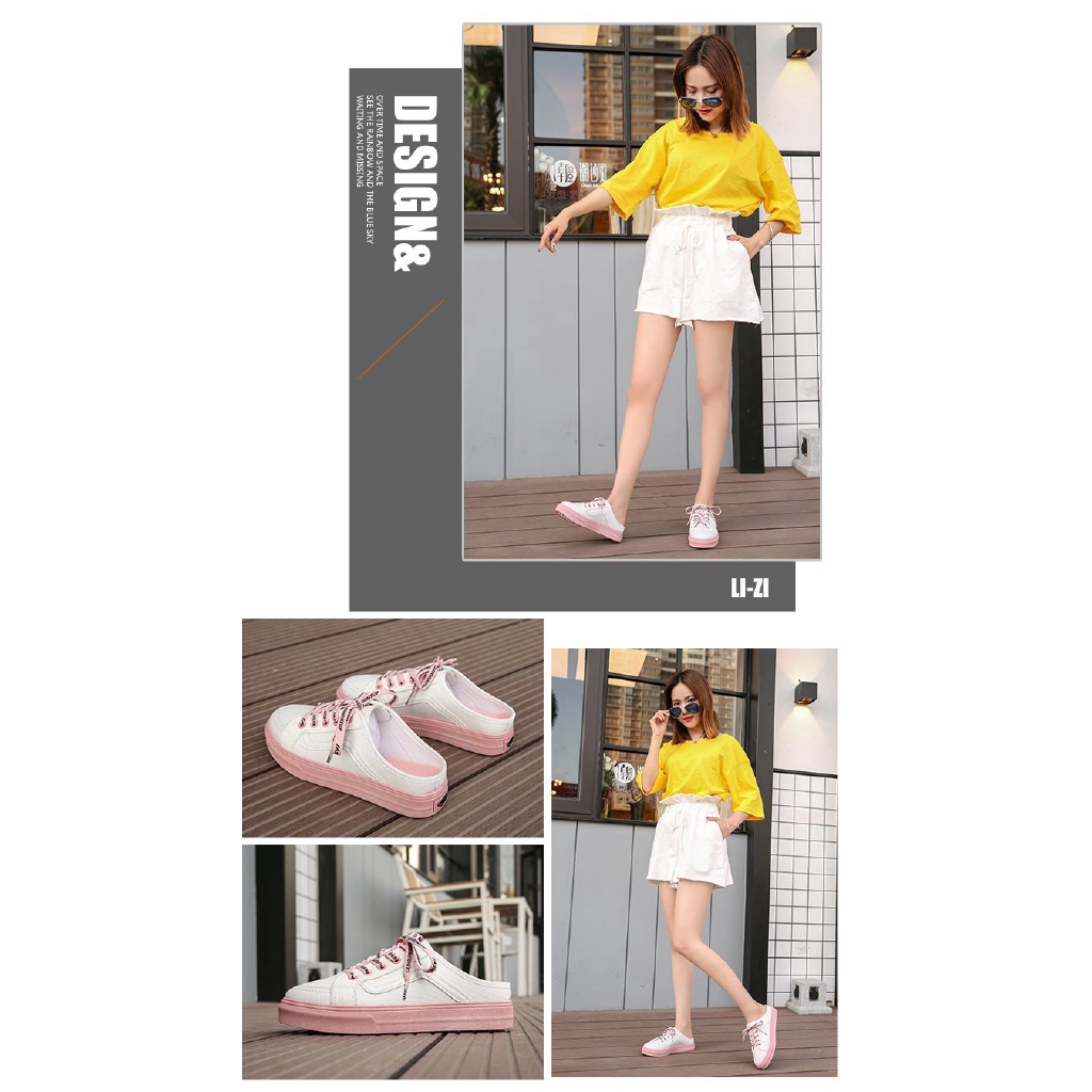 Giày lười bằng vải bố phong cách năng động trẻ trung dành cho bạn nữ | BigBuy360 - bigbuy360.vn