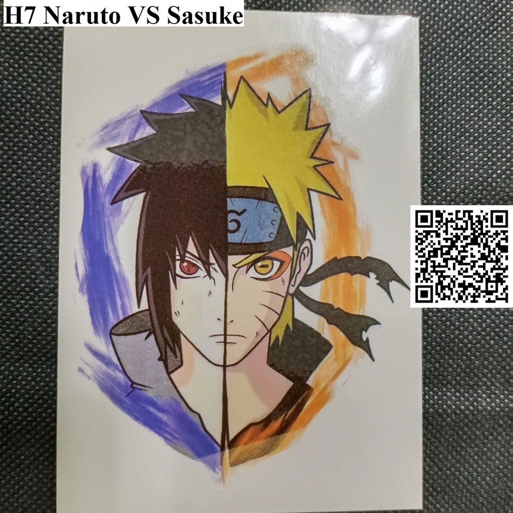 1552 Hình xăm Naruto hình Pain Sharingan Kakashi Itachi