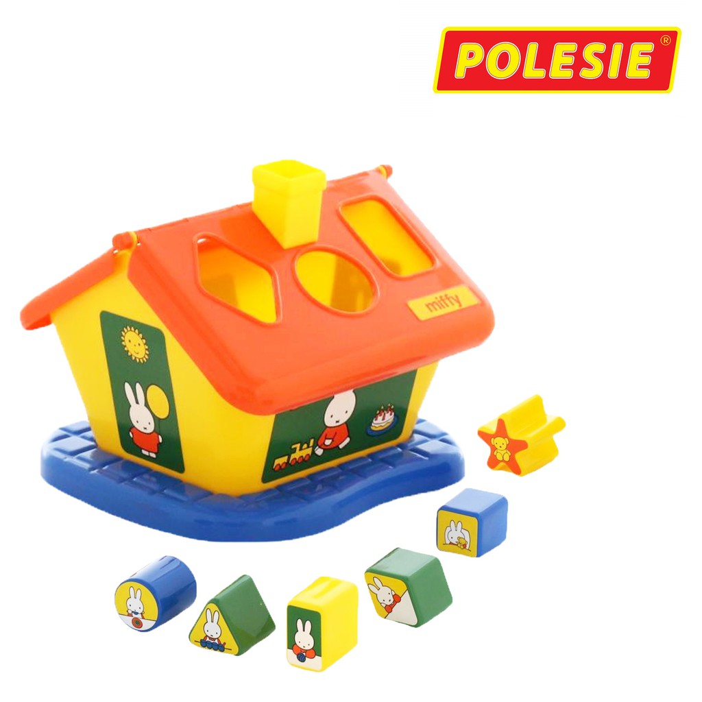 Bộ đồ chơi thả hình Ngôi nhà thỏ Miffy - Polesie Toys