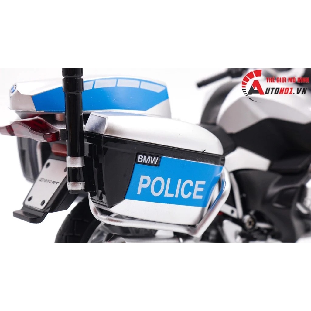 MÔ HÌNH BMW R 1250RT-P POLICE 1:12 HUAYI ALLOY 7656