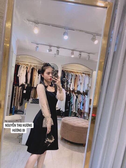 Váy umi tay voan đính ngọc | BigBuy360 - bigbuy360.vn