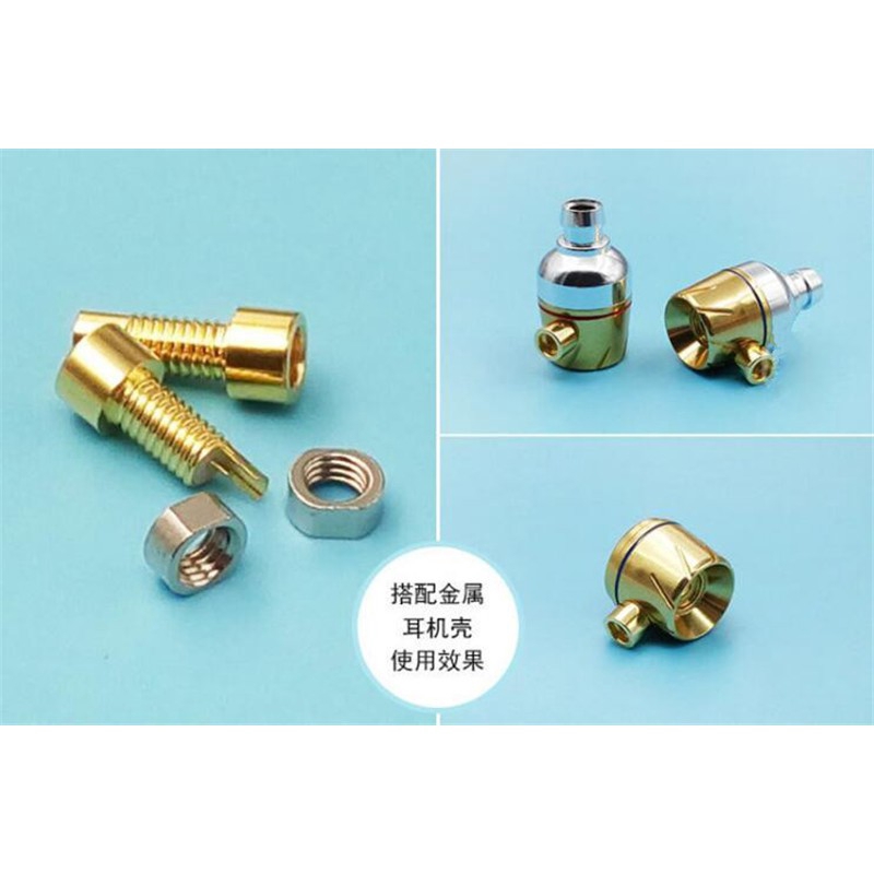 Bộ đầu gắn tai nghe MMCX kèm vít cố định tiện lợi