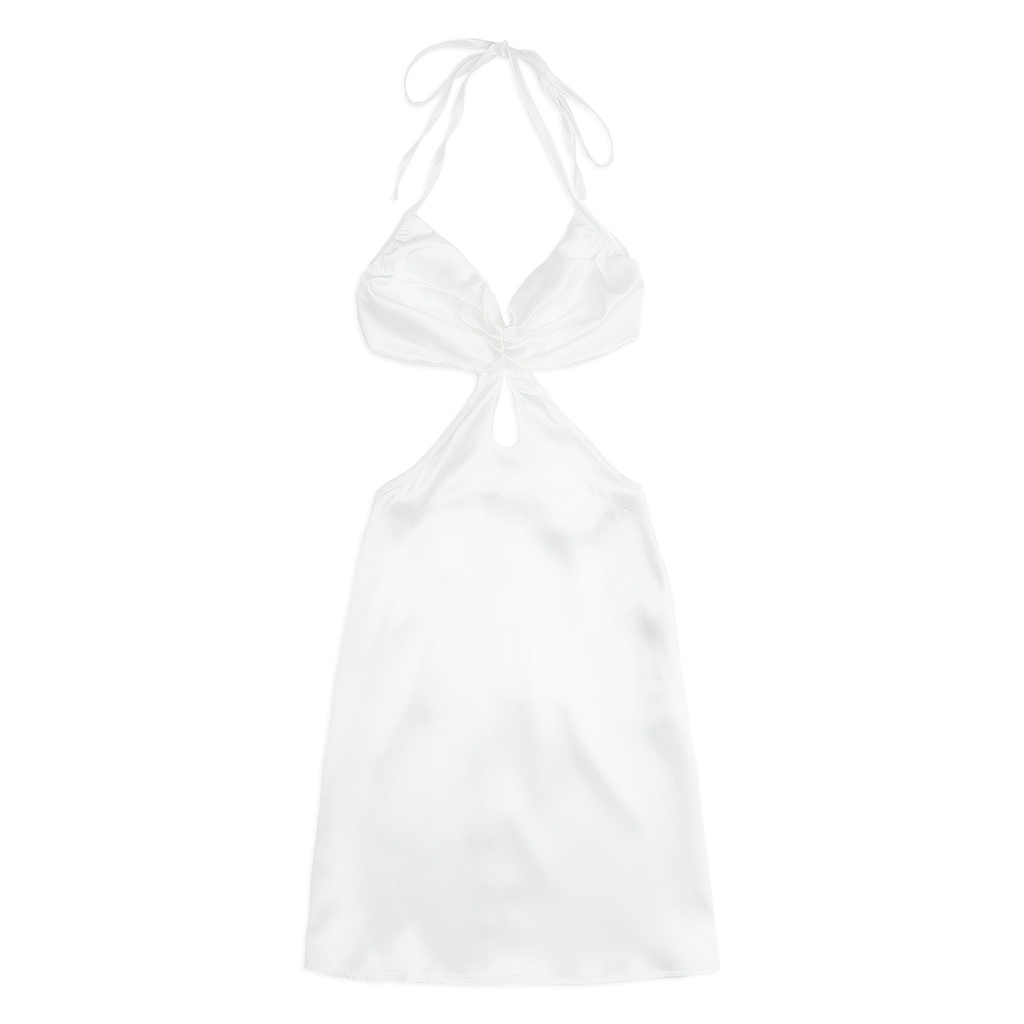 Đầm Nữ Waist Cut Out Sun , Chất lụa latin Thoải Mái , WDN000135,SOMEHOW