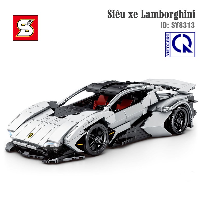 Đồ chơi lắp ráp xe Technic mô hình Siêu xe Lamborghini – SY BLOCK 8313