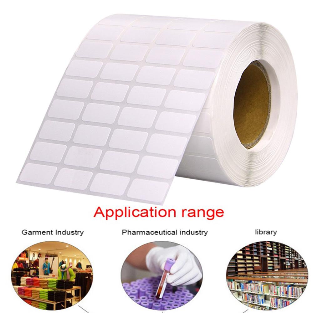 Nhãn Dán Tự Dính Chống Thấm Nước Màu Trắng 20 * 10 mm Đa Ứng Dụng