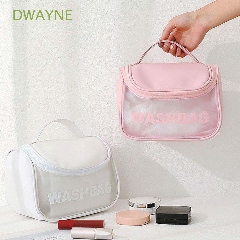 [Hàng mới về] Túi đựng mỹ phẩm bằng pvc trong suốt chống thấm nước sức chứa lớn nhiều màu tiện dụng đi du lịch