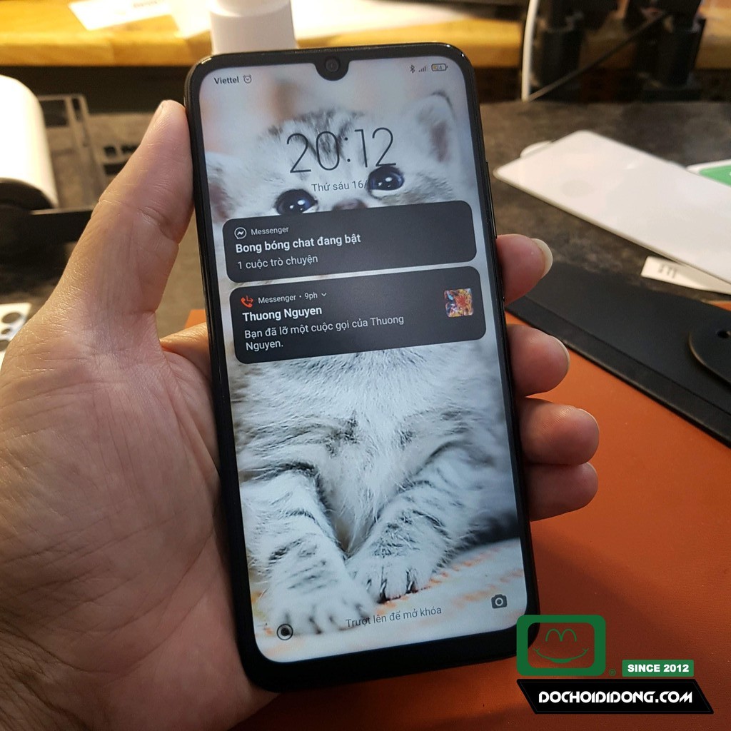 Miếng dán màn hình PPF nhám chống nhìn trộm Xiaomi Redmi Note 7 ZACASE