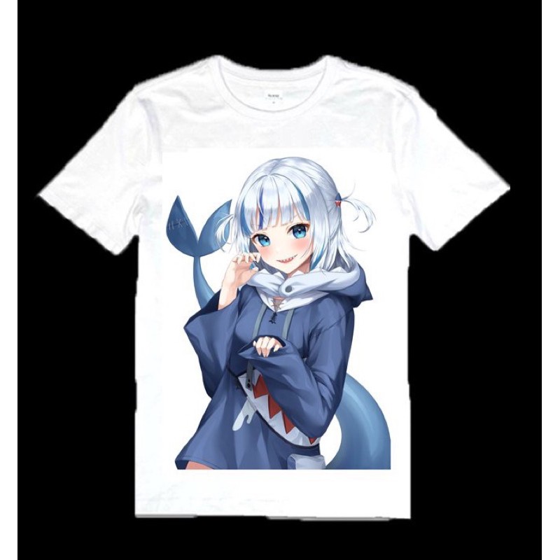 áo in hình Gawr Gura-Hololive/ áo thun Gawr Gura-Hololive